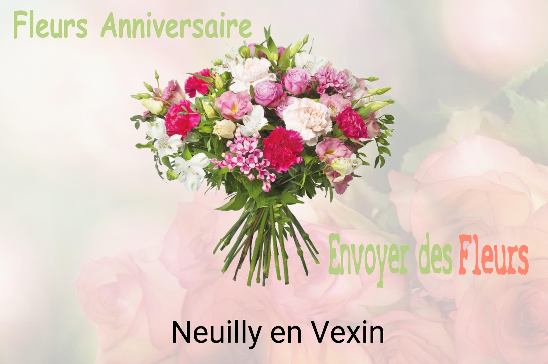 Bouquet de fleurs d’anniversaire livré à Neuilly-en-Vexin