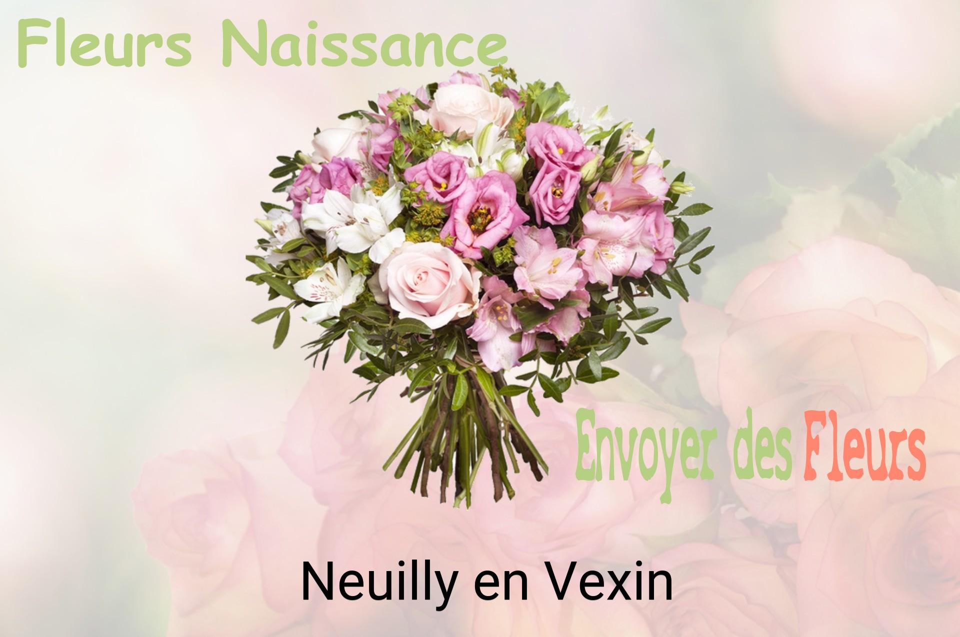 Bouquet de fleurs de naissance livré à Neuilly-en-Vexin