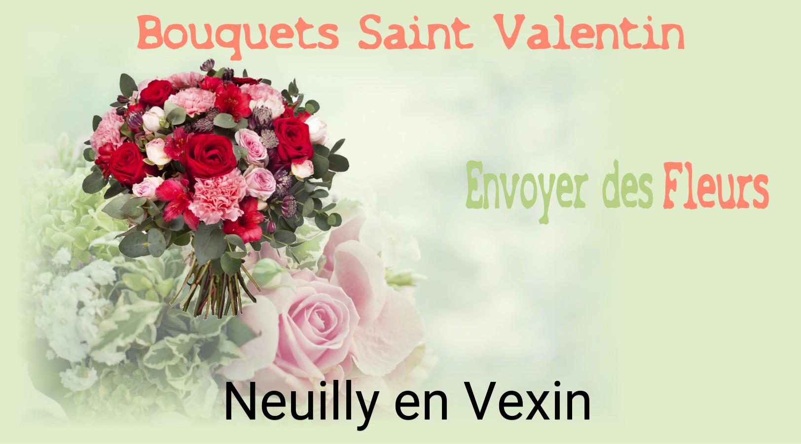 Roses de Saint-Valentin livrées à Neuilly-en-Vexin